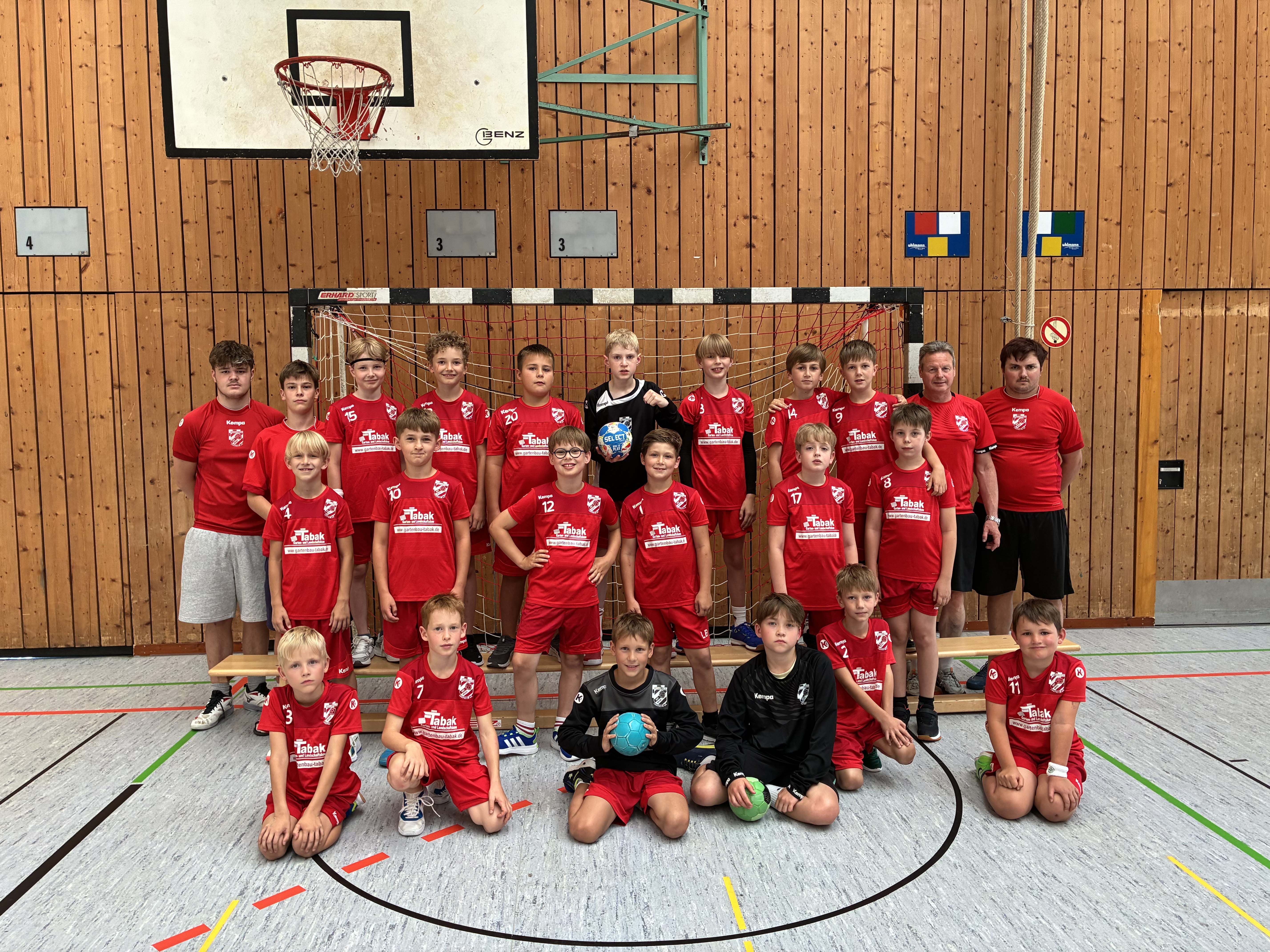 Teamfoto männliche E-Jugend