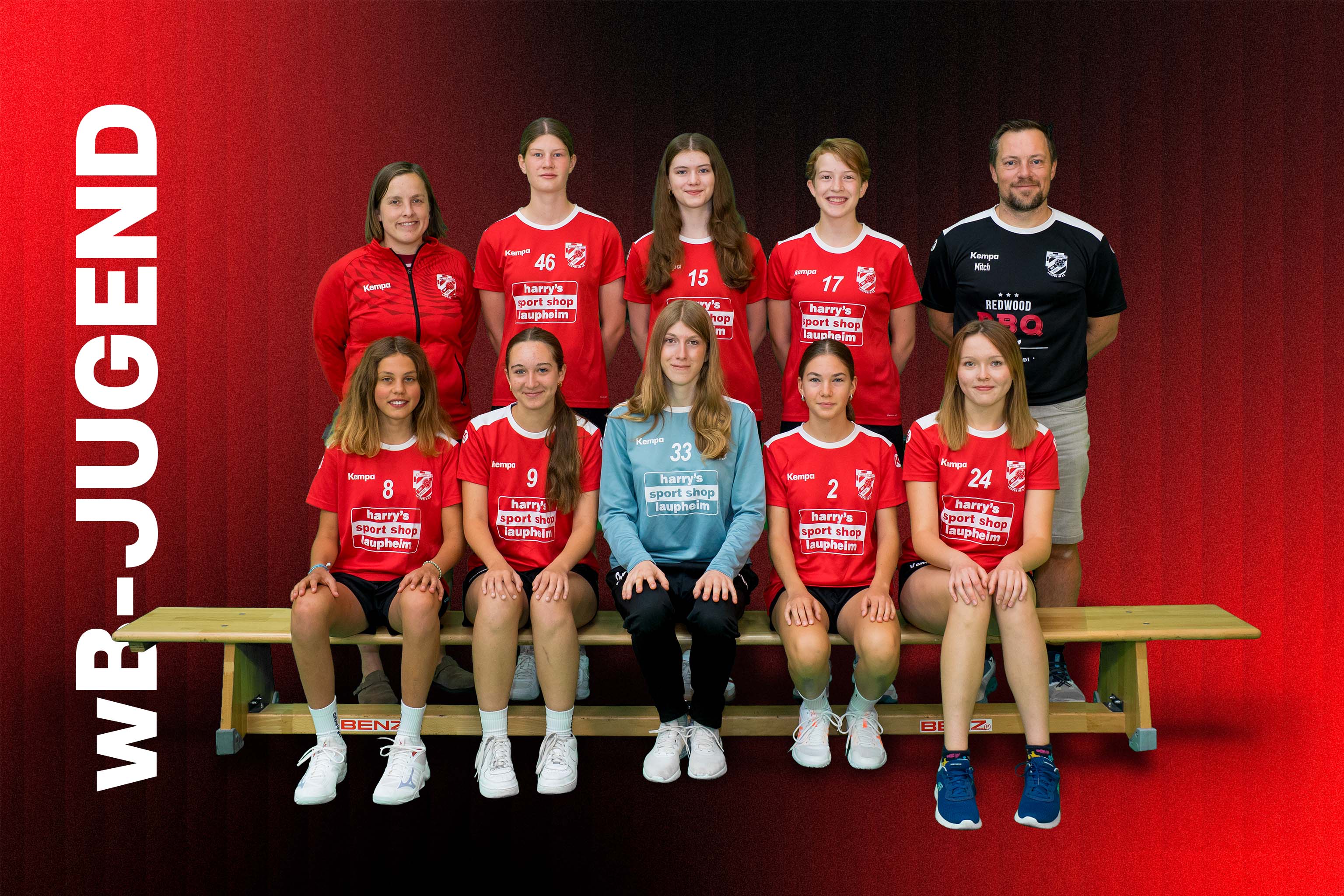 Teamfoto weibliche B-Jugend