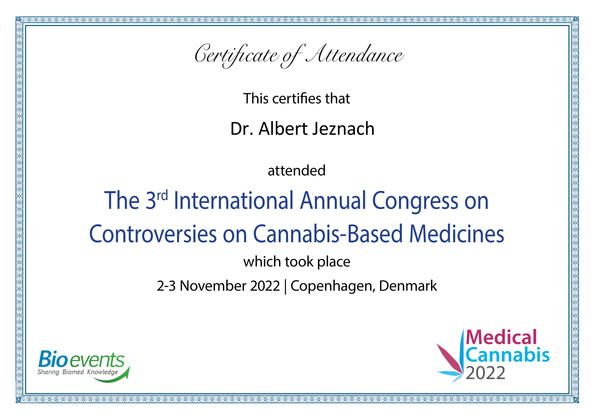 Med Cannabis 2022 -  Certificate of attendance Jeznach_Page_1.png