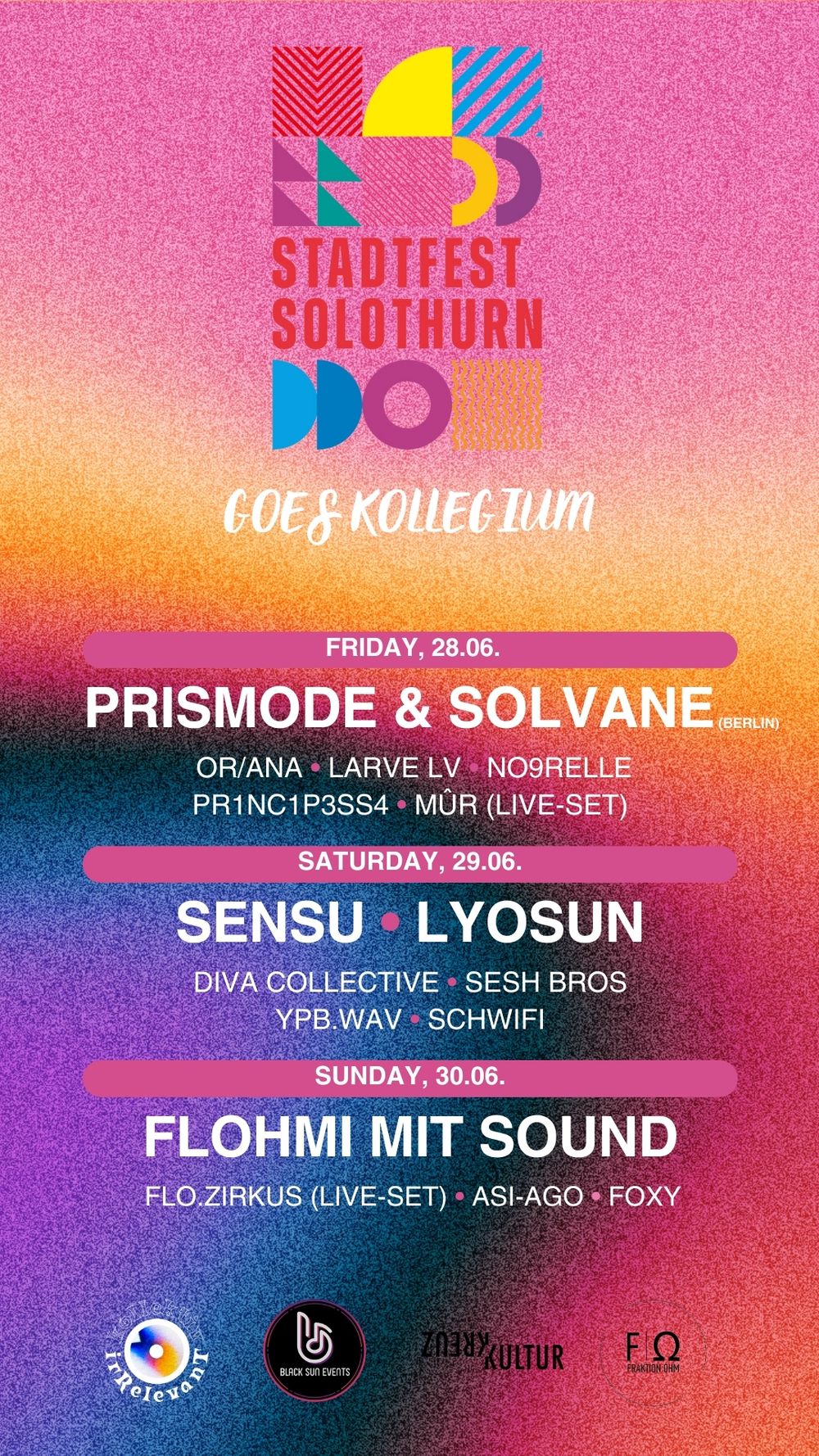 Stadtfest Solothurn Goes Kollegium