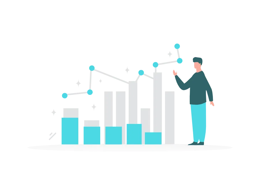 Illustration showing performance analysis and maximising communication effectiveness supported by WaveMed agency
