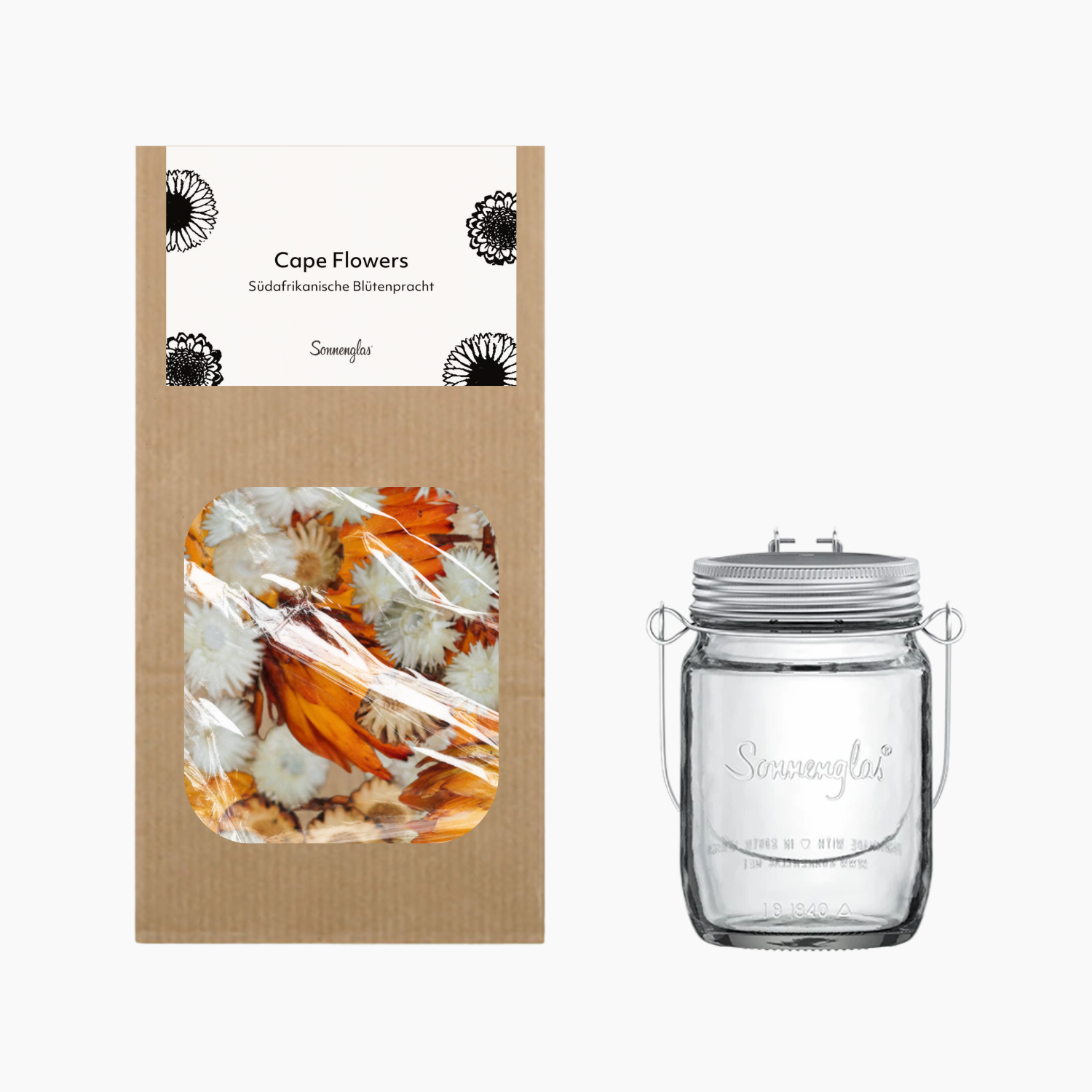 Set: Cape Flowers (Fire) + Sun Jar Mini Original (250ml) (save 5%)