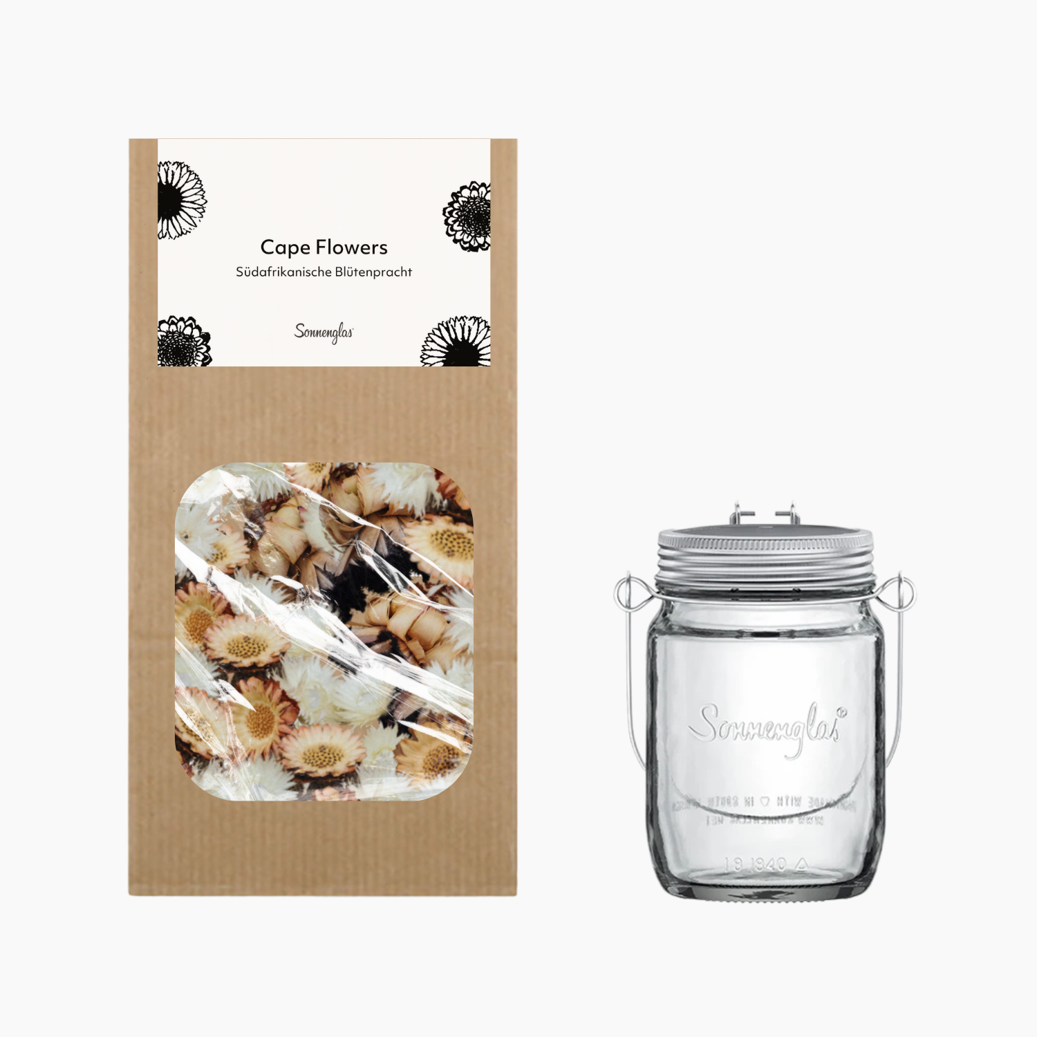 Set: Cape Flowers (Sky) + Sun Jar Mini Original (250ml) (save 5%)