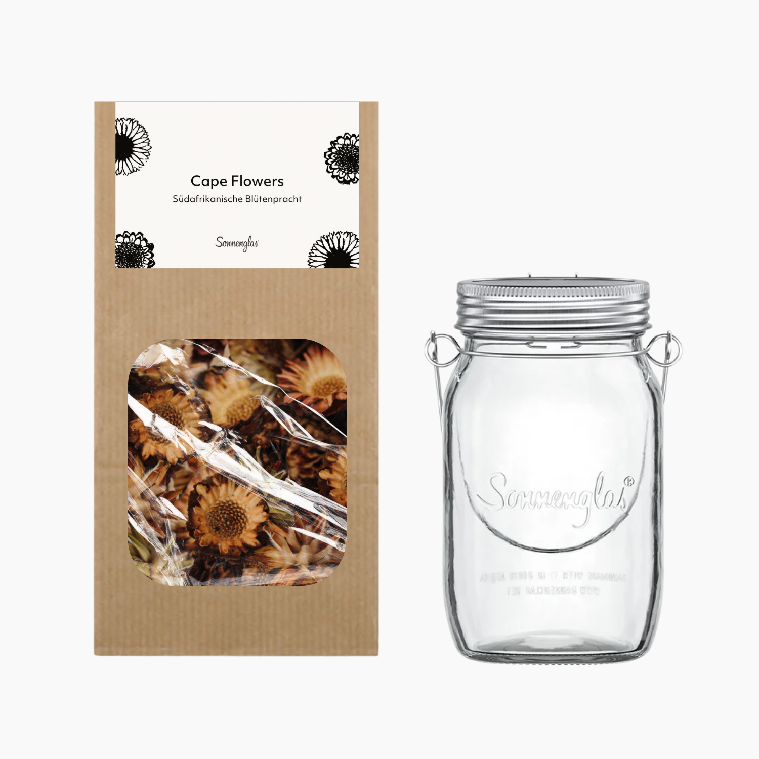 Set: Cape Flowers (Erde) + Sonnenlaterne Original (1000ml) (spare 5%)