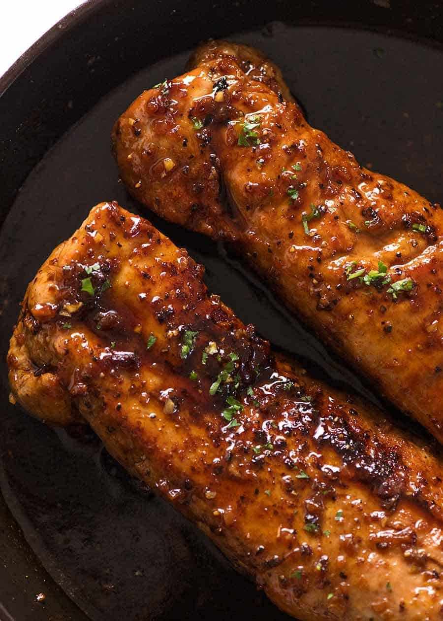 Honey garlic tenderloin