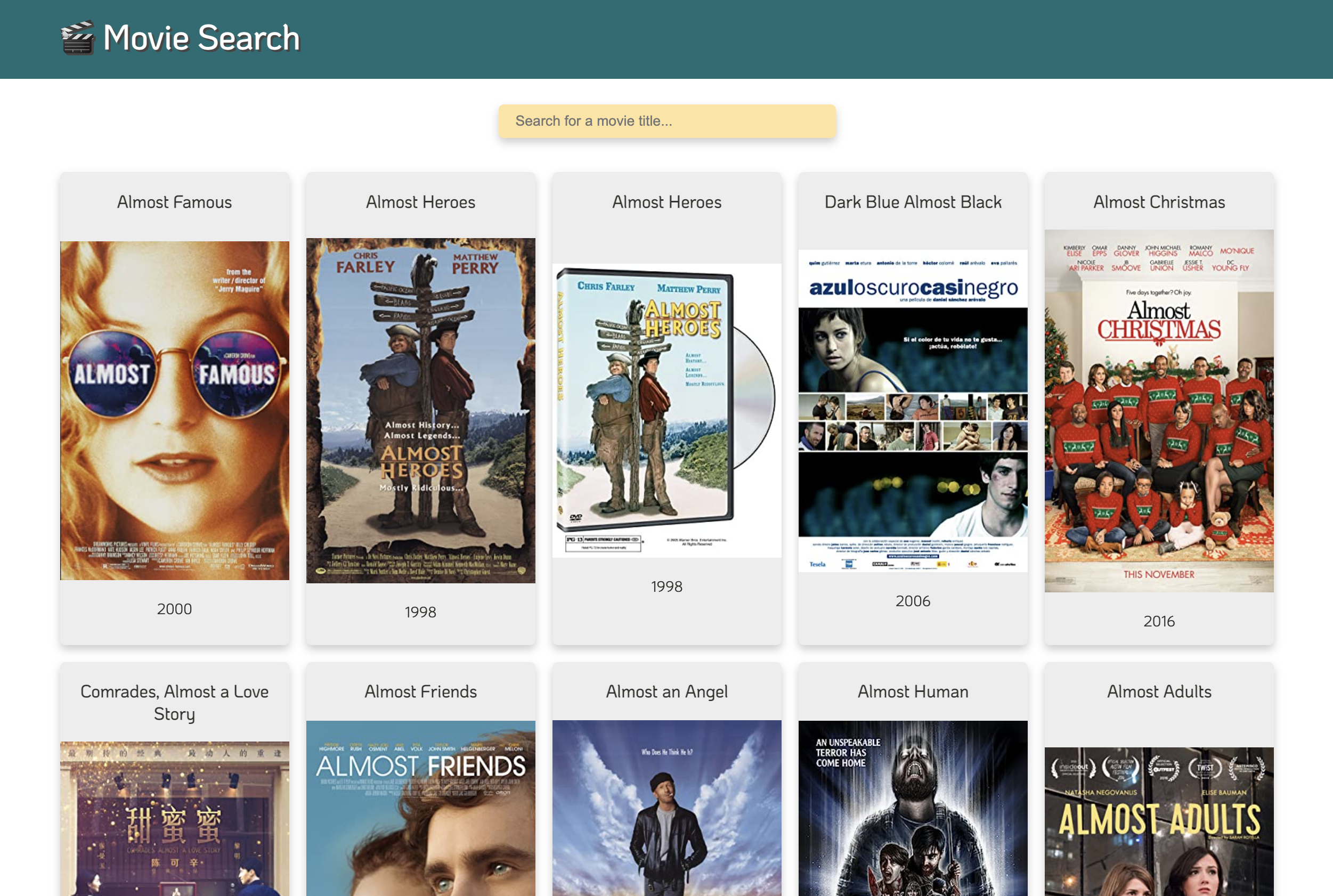 Movie Search