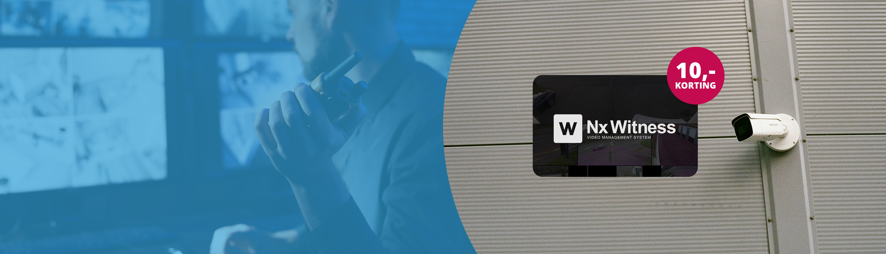 Korting op Network Optix licentie bij een IP camera