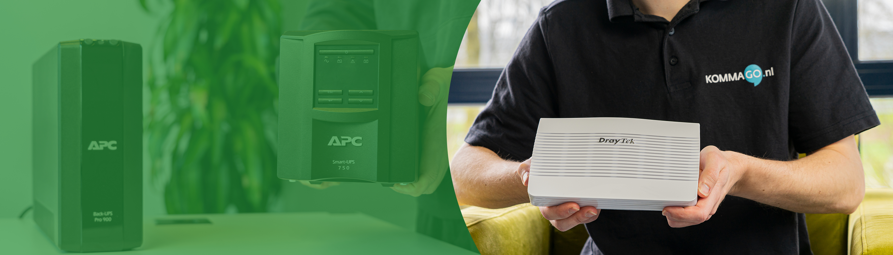 Korting op APC UPS icm aanschaf van een router