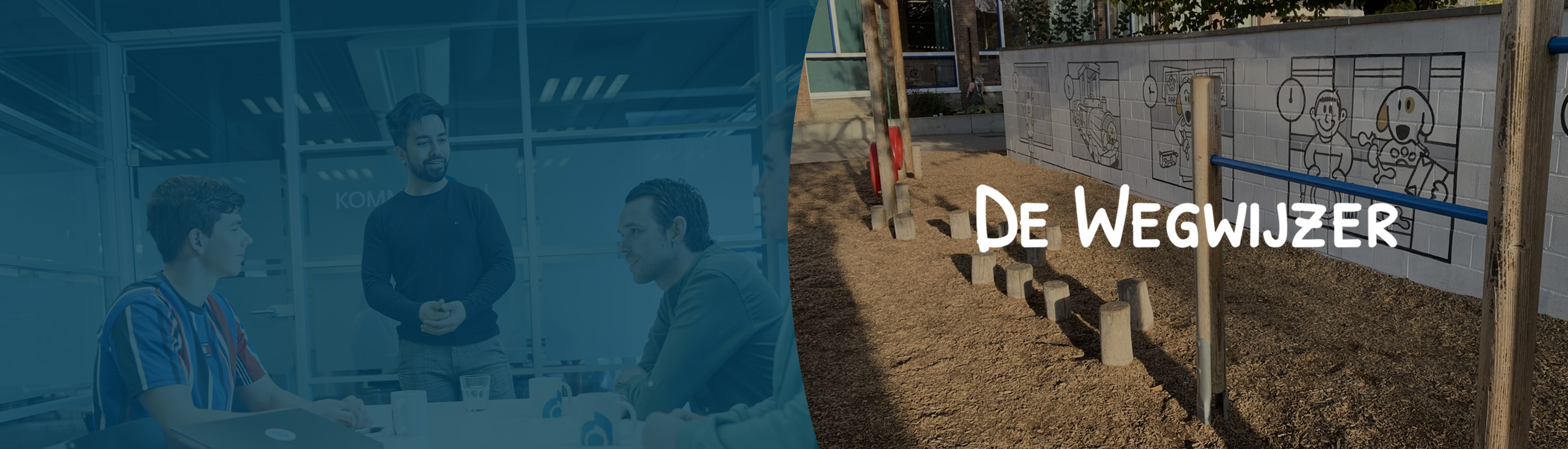 Vrije Basisschool De Wegwijzer krijgt nieuw netwerk klantcase homepage banner