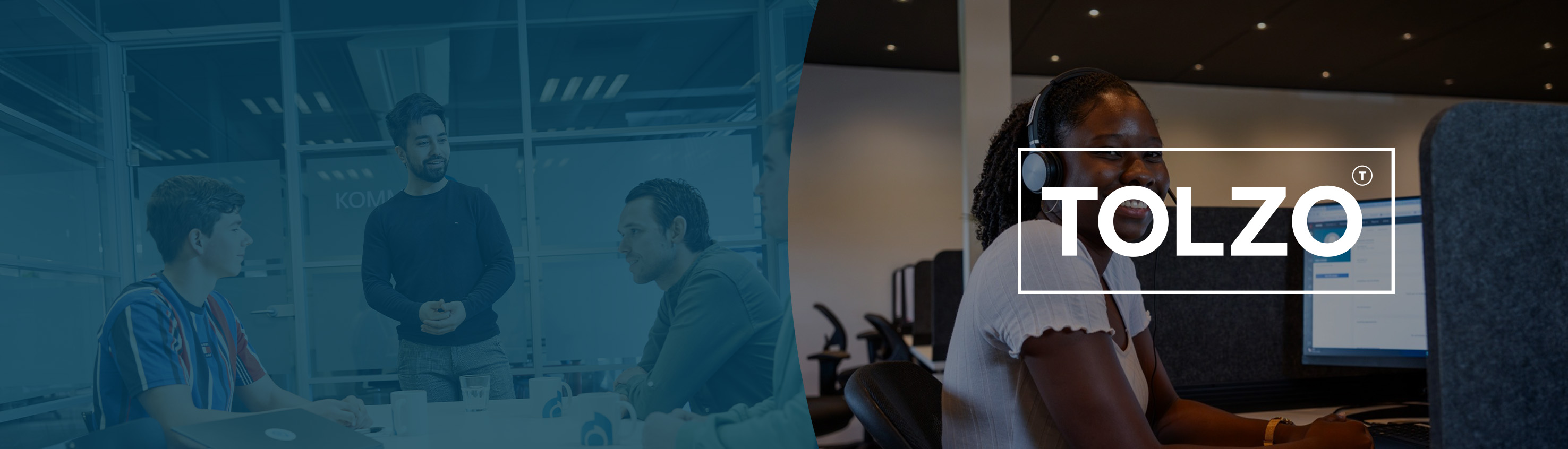 Tolzo klantcase headsets voor callcenter homepage banner