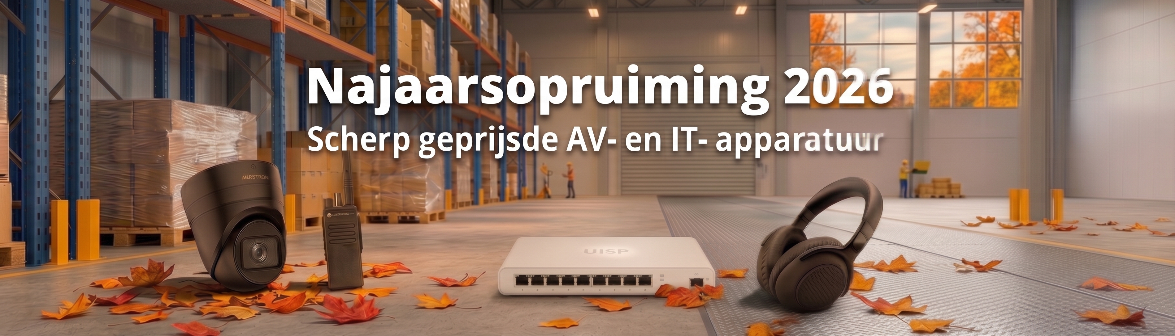 Najaarsopruiming 2026 bij KommaGo homepage banner