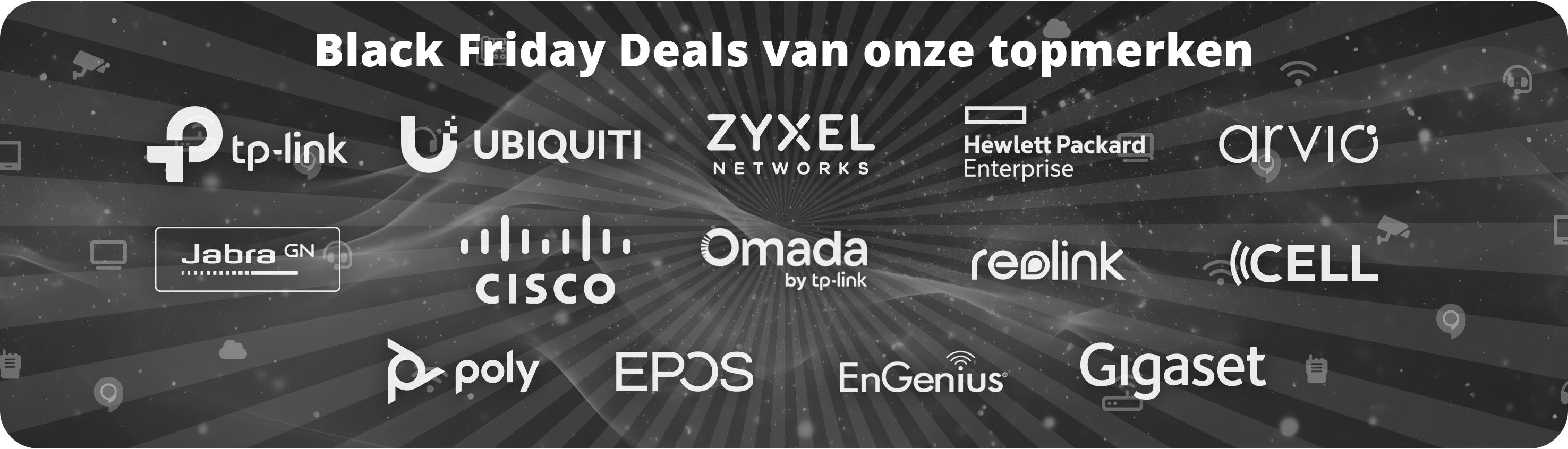 Deelnemende merken Black Friday 2025 bij KommaGo