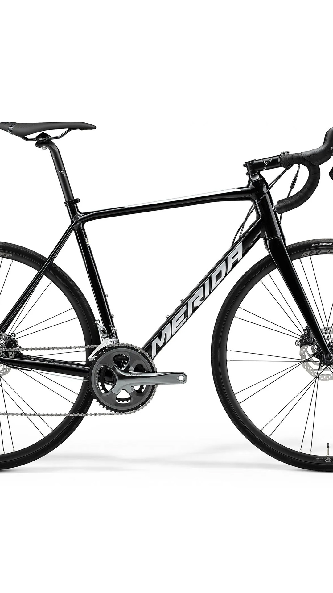 Zwarte Aluminium Racefiets Merida Fietslease Holland