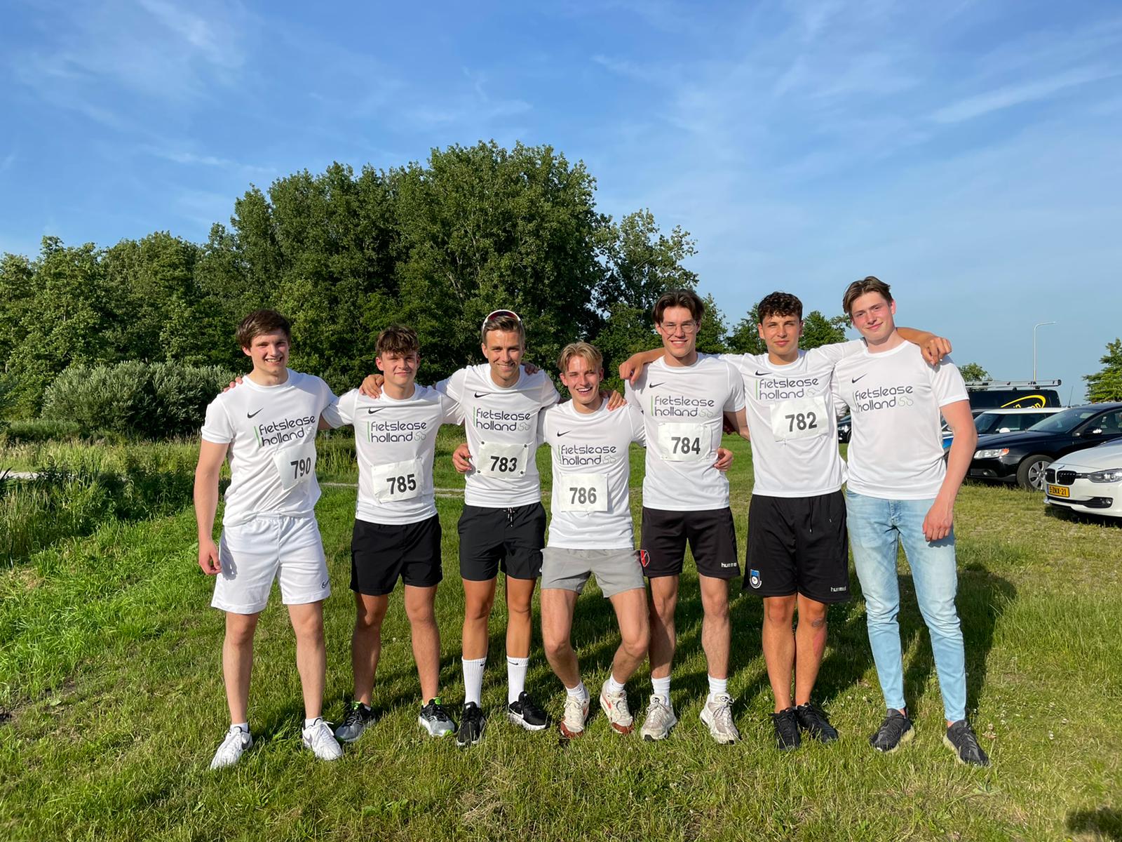 Teamfoto Fietslease Holland wereldrun
