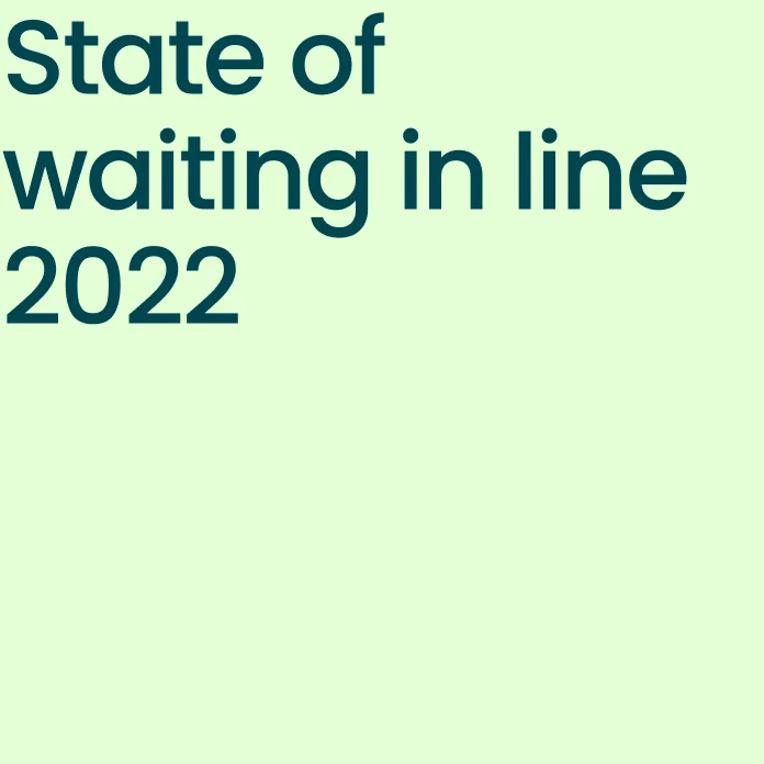 The state of waiting in line 2022