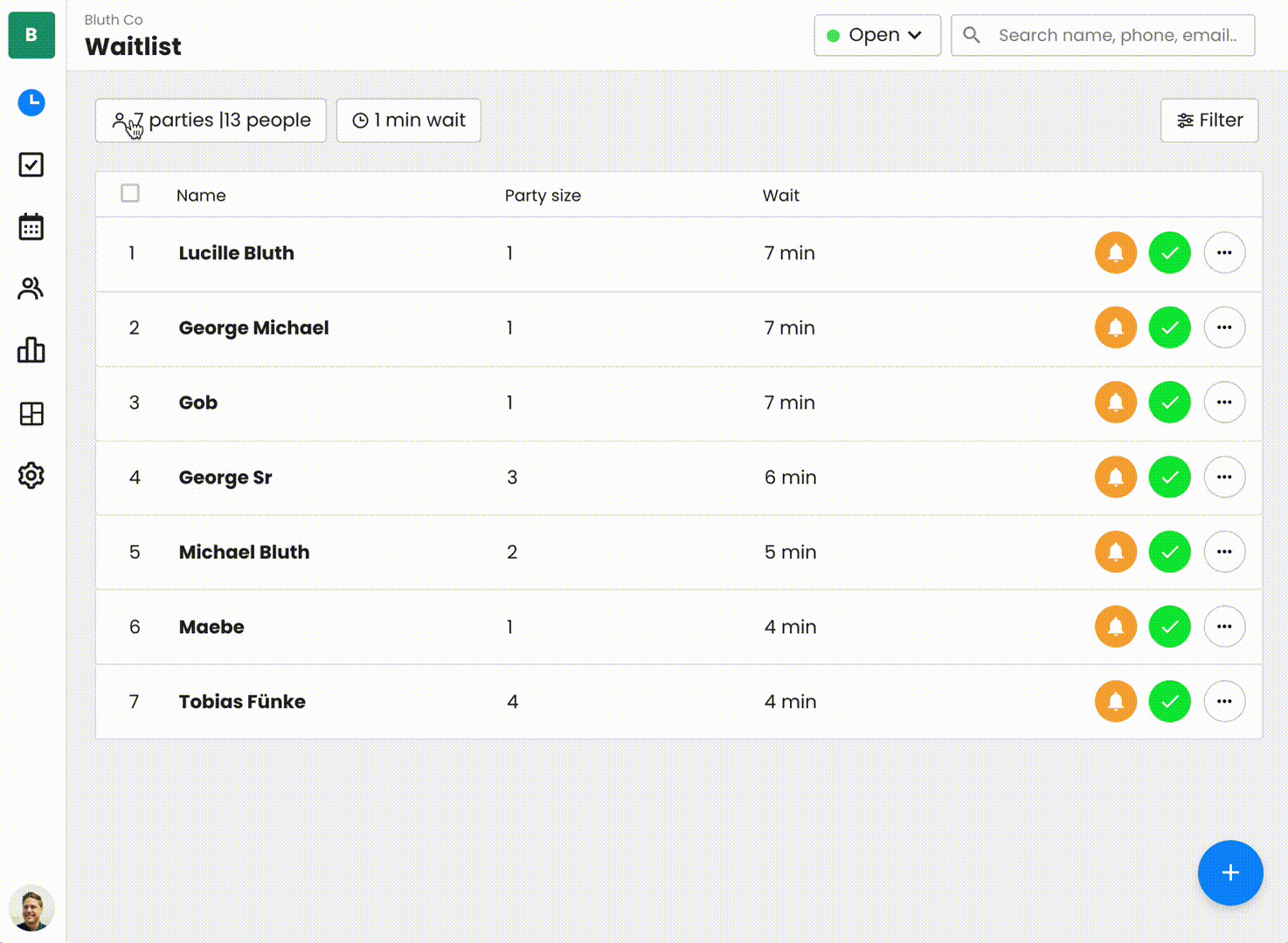 Towards the new Waitwhile product interface