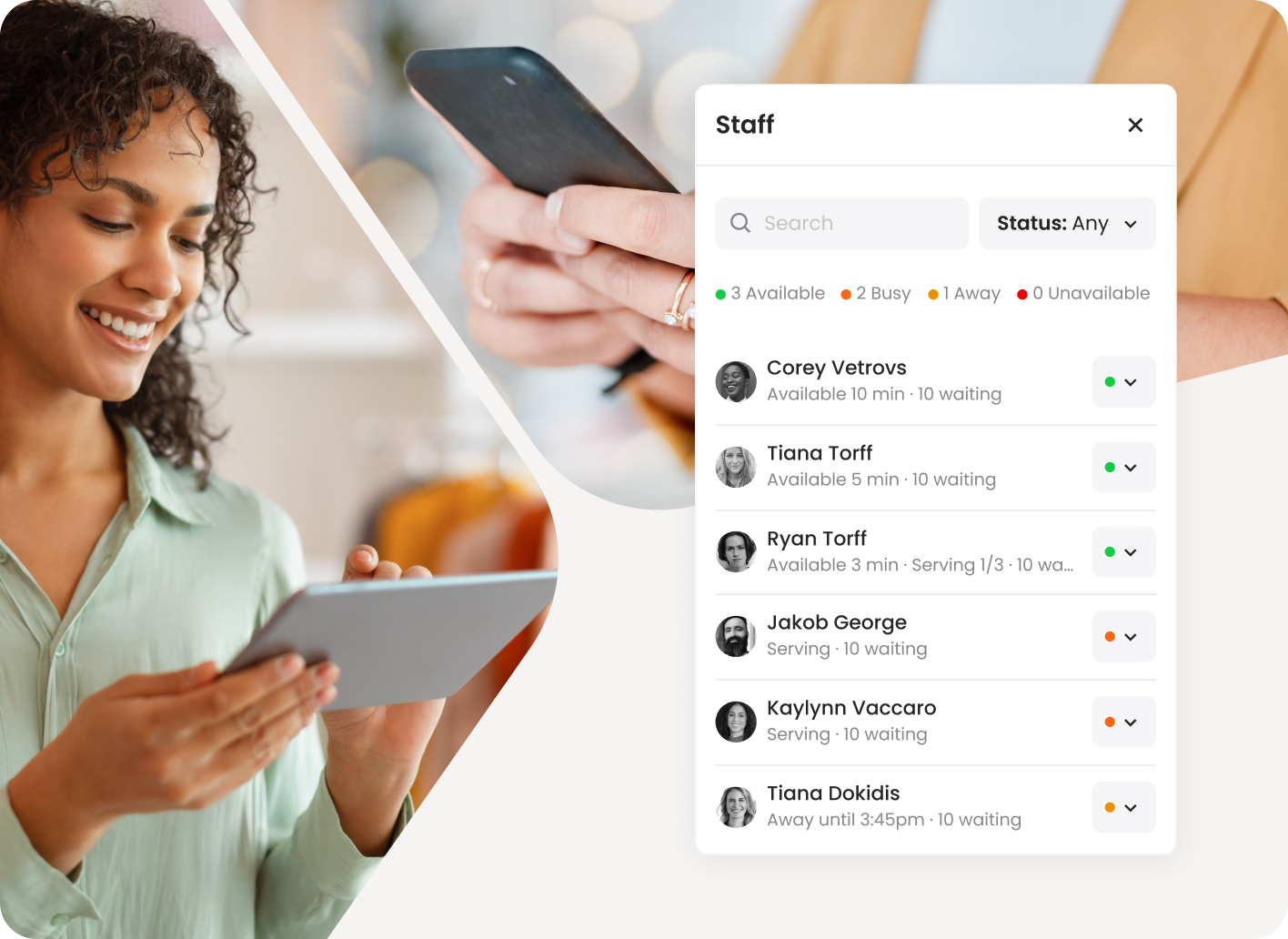 Control operations from one place
