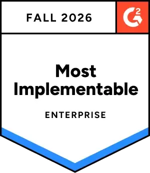 G2 Online Appointment Scheduling Most Implementable Badge
