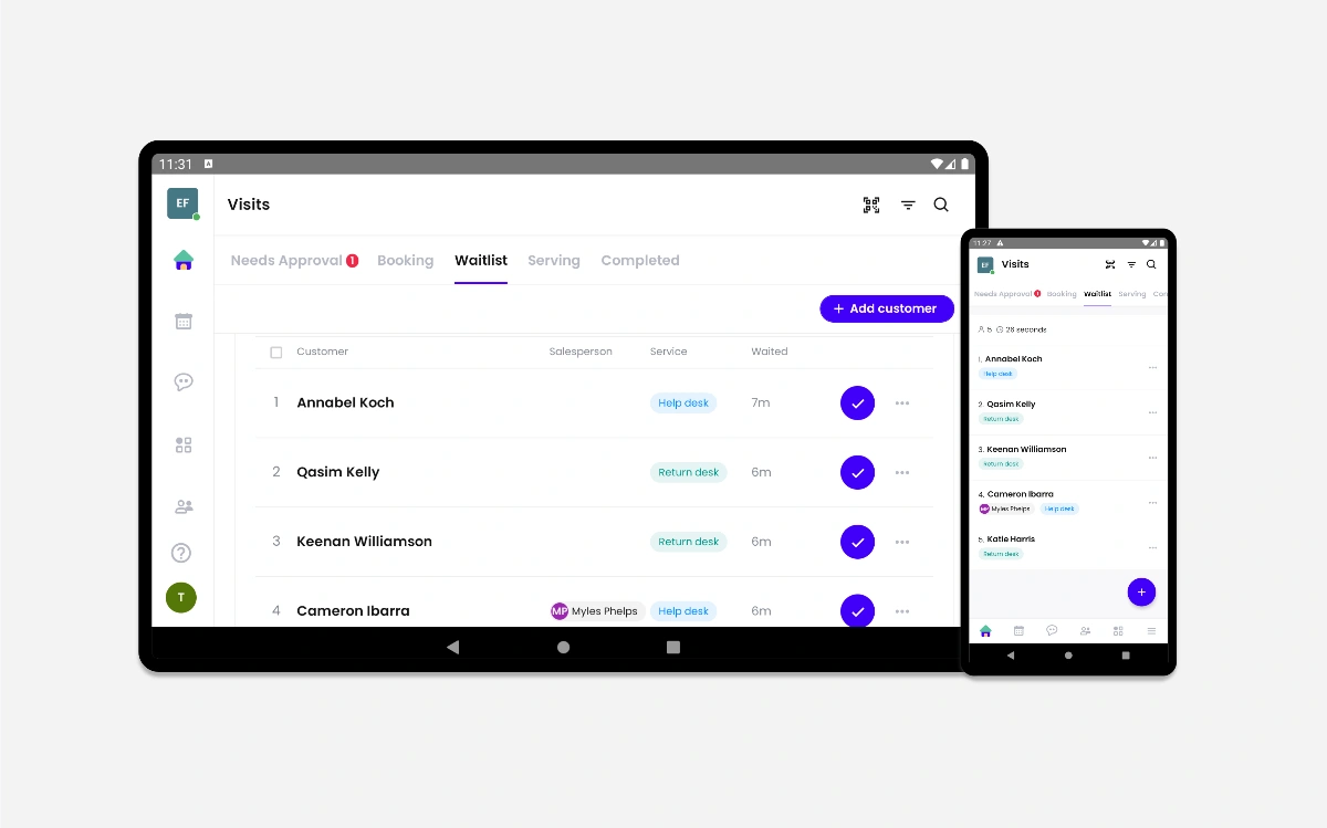 Waitwhile Android app