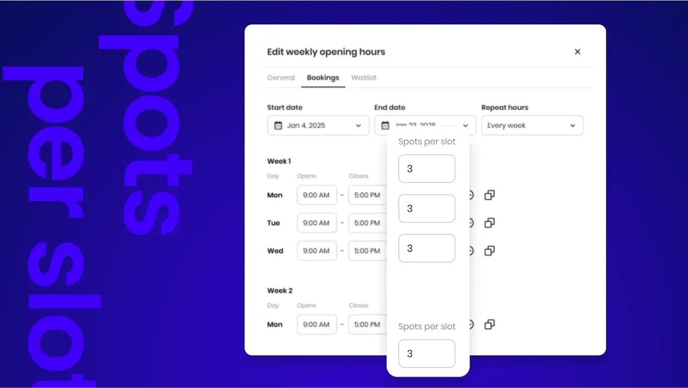 Display views for services and resources