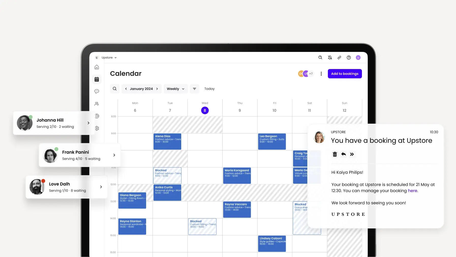 appointment scheduling software example