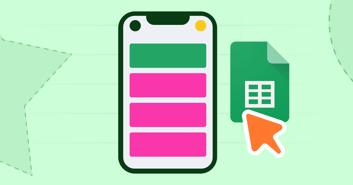 Add Google Sheets data in your AppMachine app | AppMachine