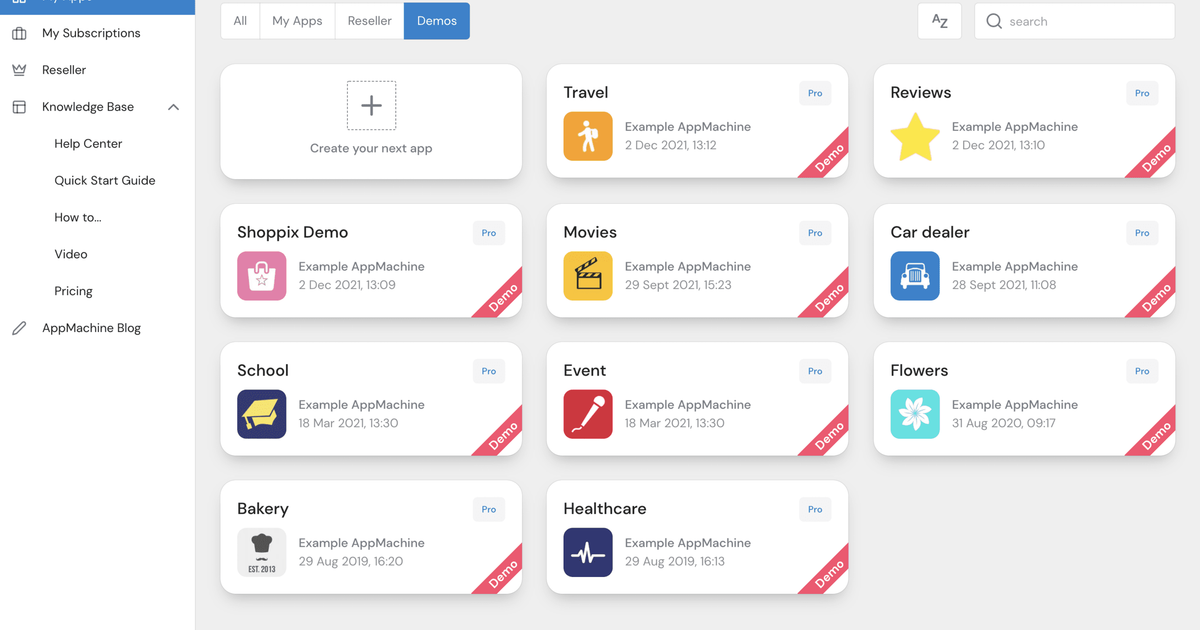 Introducing the new AppMachine – step by step | AppMachine