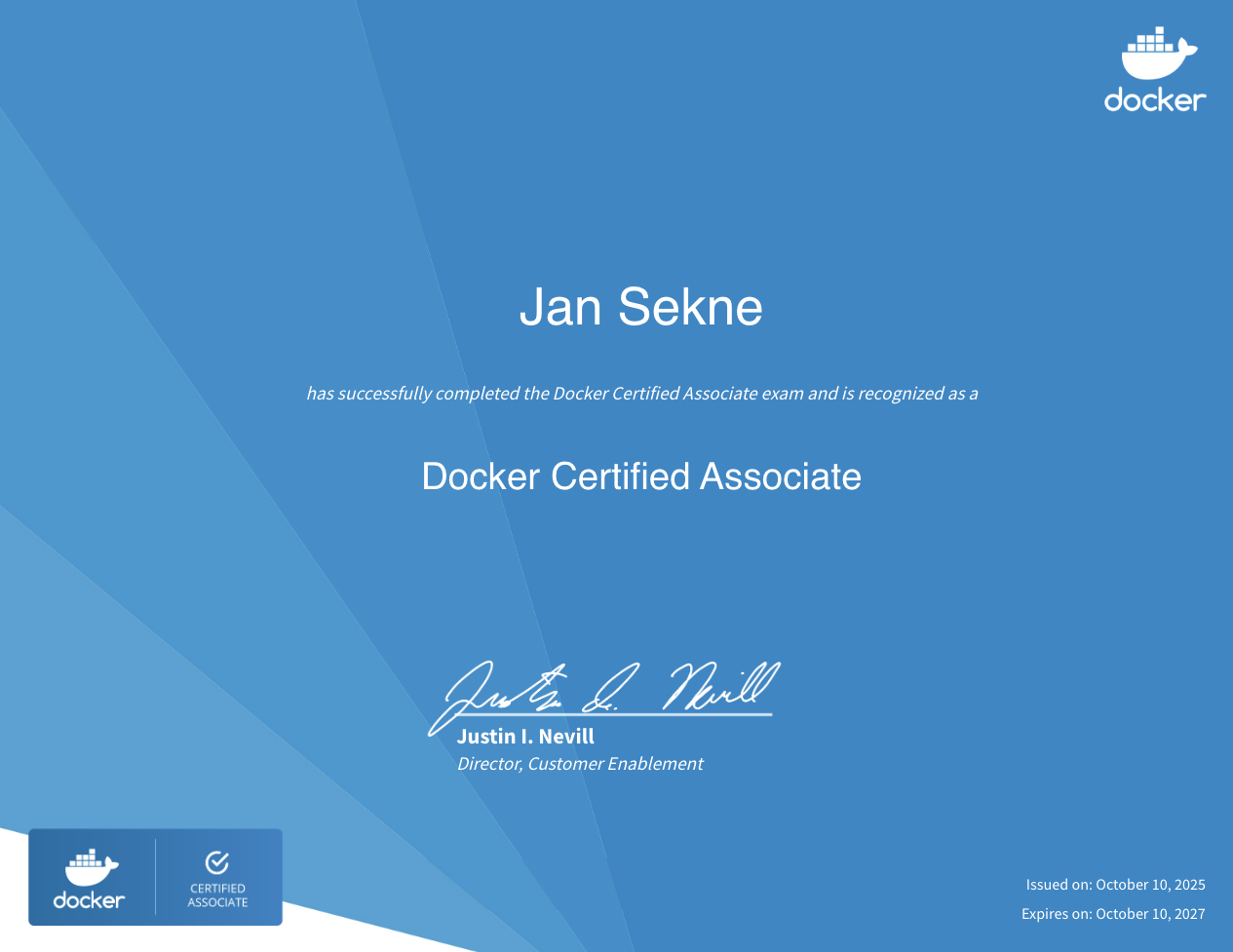 Docker certification