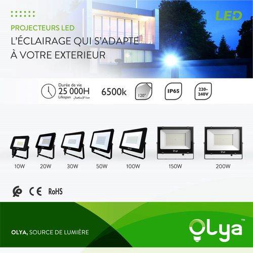 Nouvelle gamme de projecteurs Olya slim