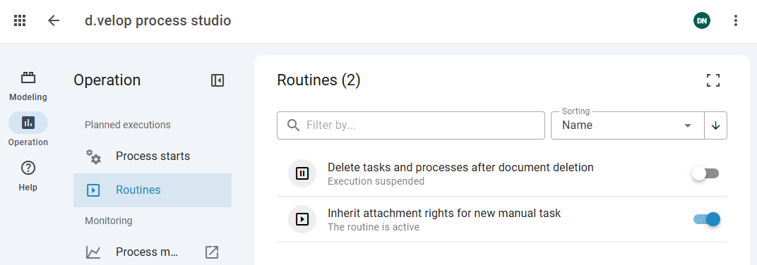 Overview of the routines