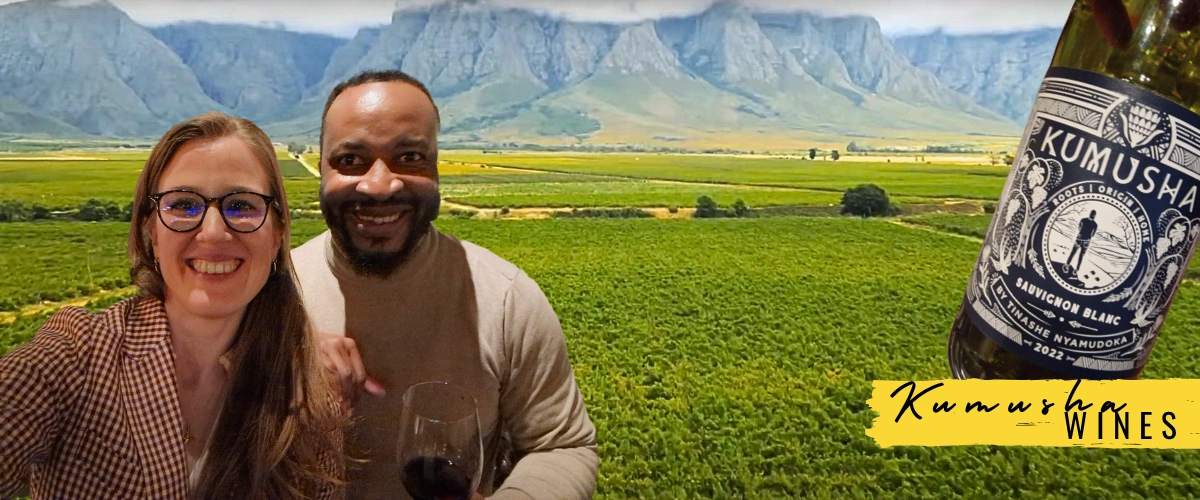 Me and Tinashe Nyamudoka from Kumusha Wines