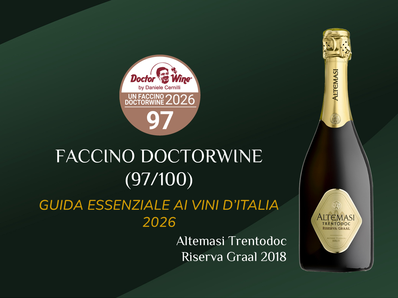 FACCINO DOCTORWINE PER ALTEMASI RISERVA GRAAL 2018