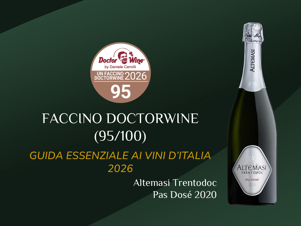 FACCINO DOCTORWINE PER ALTEMASI PAS DOSÉ