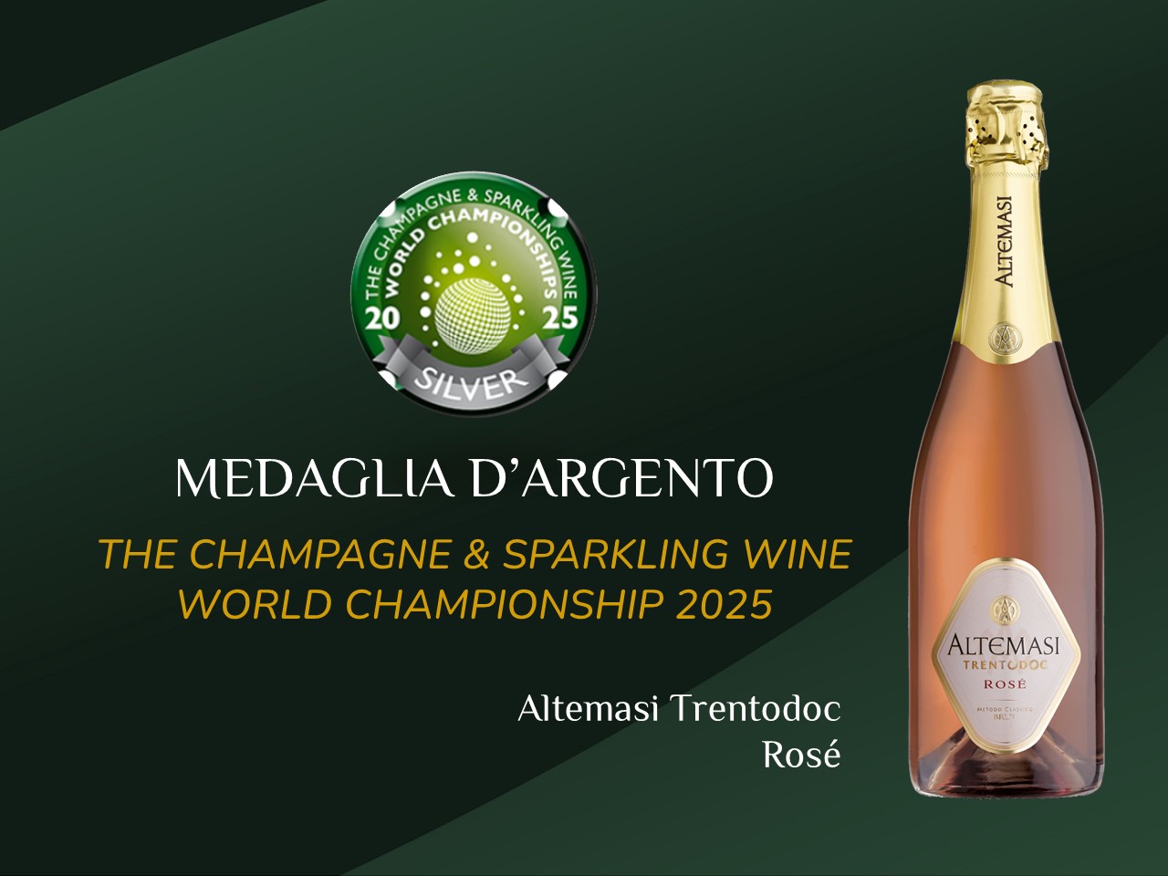 Altemasi Trentodoc premiato da The Champagne & Sparkling Wine World Championships 2025