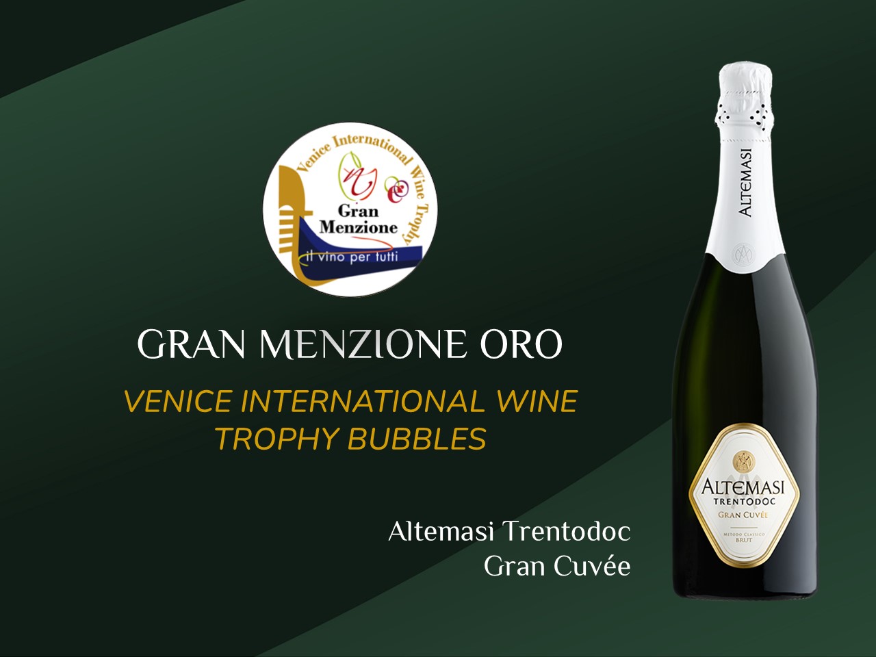 GRAN MENZIONE ORO PER ALTEMASI GRAN CUVÉE 