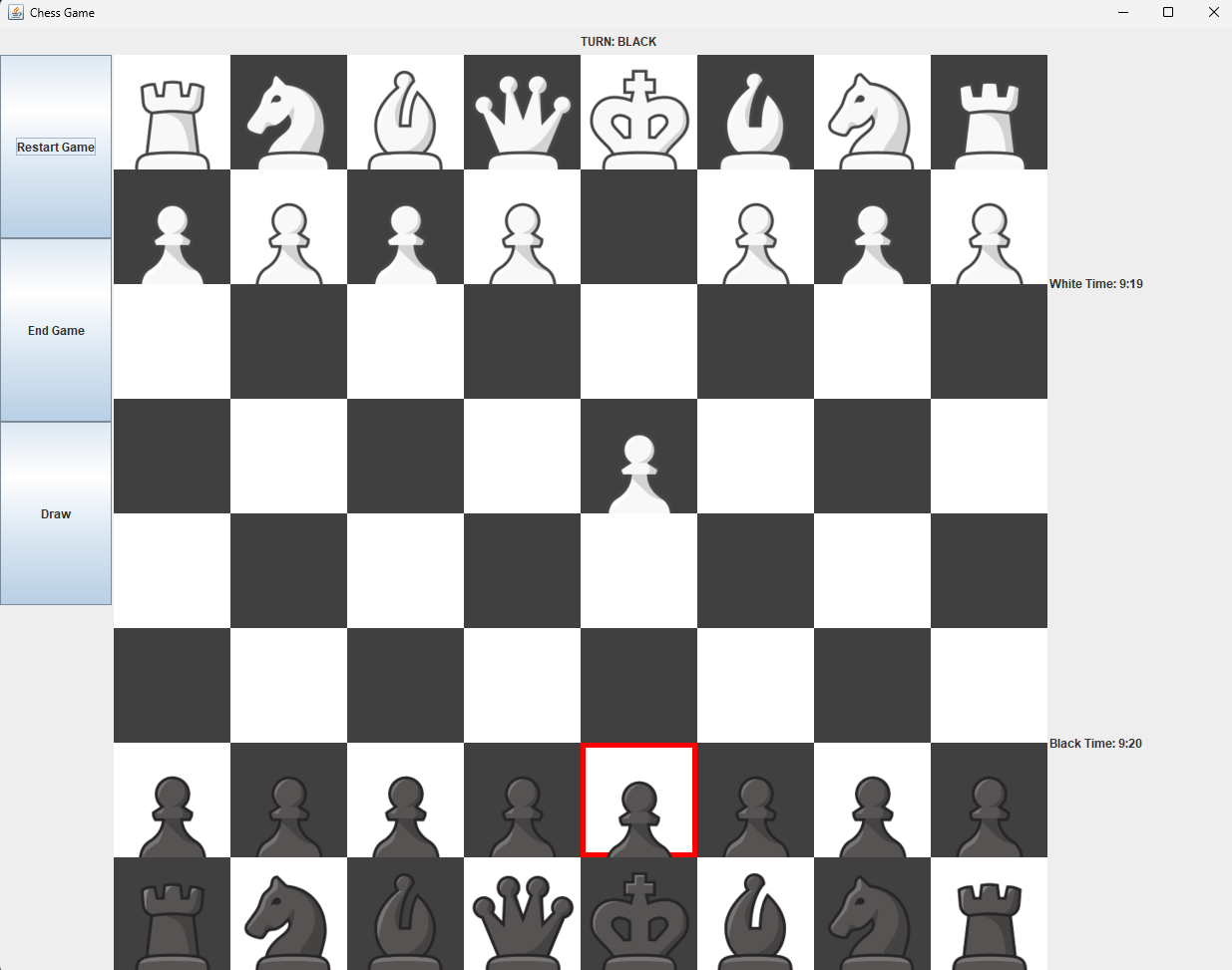 Image: Select the piece to move