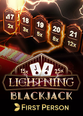First Person Lightning Blackjack