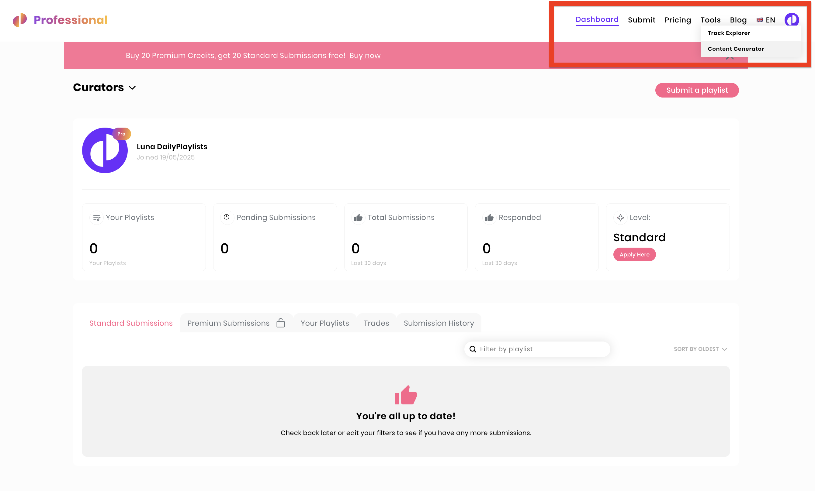 Content_Generation_Tool_Dailyplaylists_Step 1