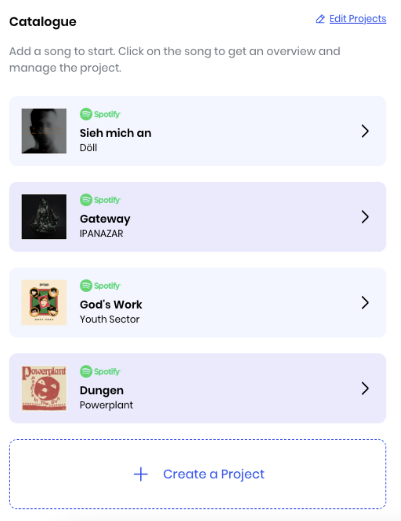 dailyplaylists new professional dashboard overview catalogue.png