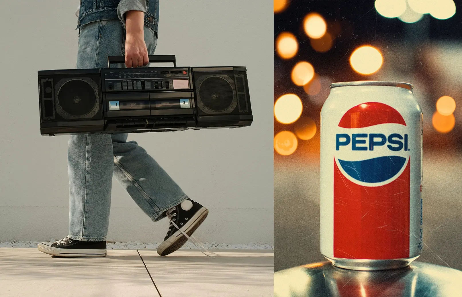 nostalgi 80s boombox pepsi