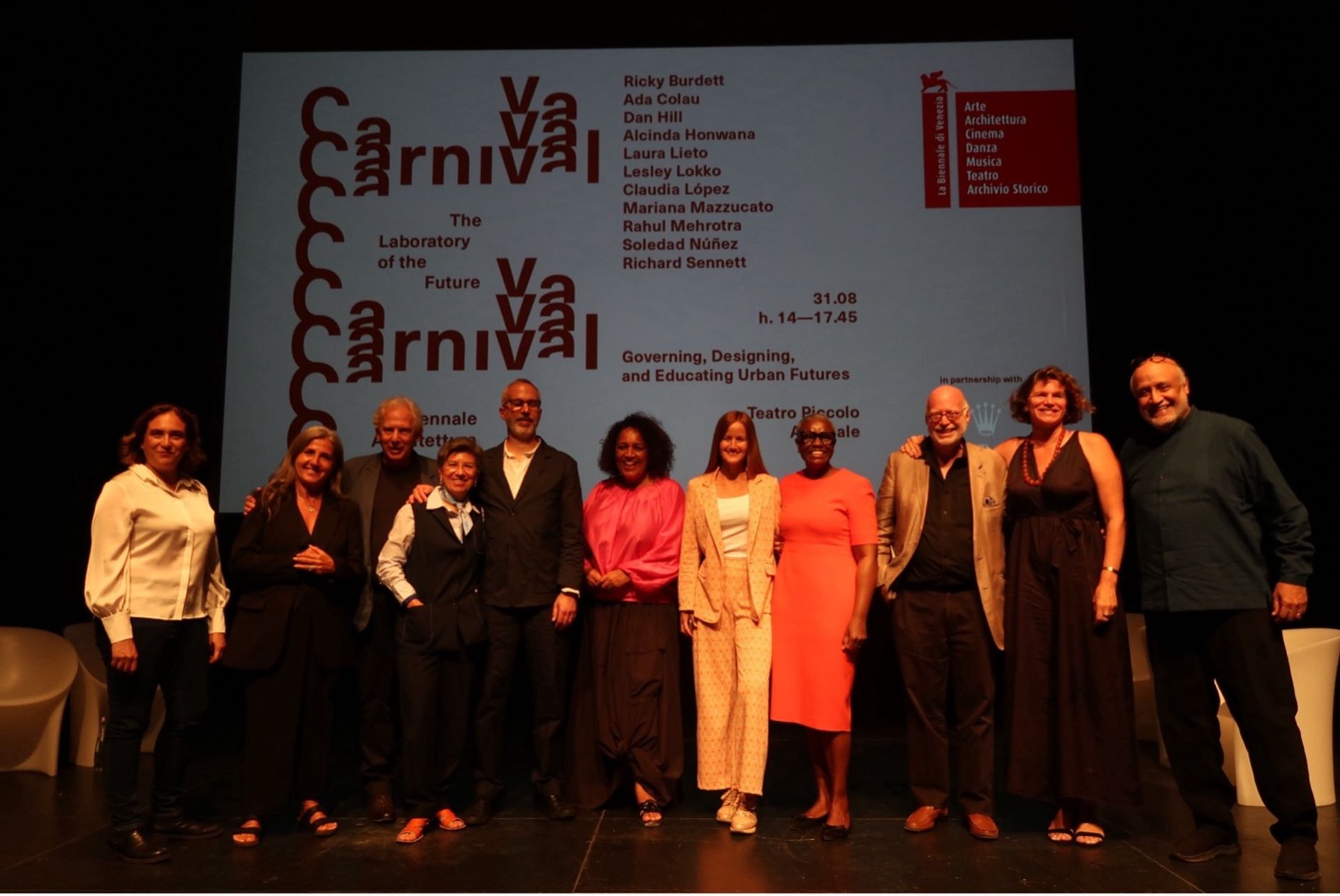 Council on Urban Initiatives members at the 2023 La Biennale di Venezia’s 18th International Architecture Exhibition. 