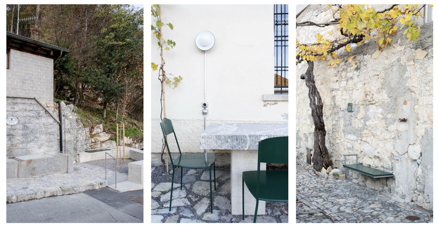 Designing for aging populations through compact, walkable streets with spaces to sit, gather, and play, in Monte, Switzerland