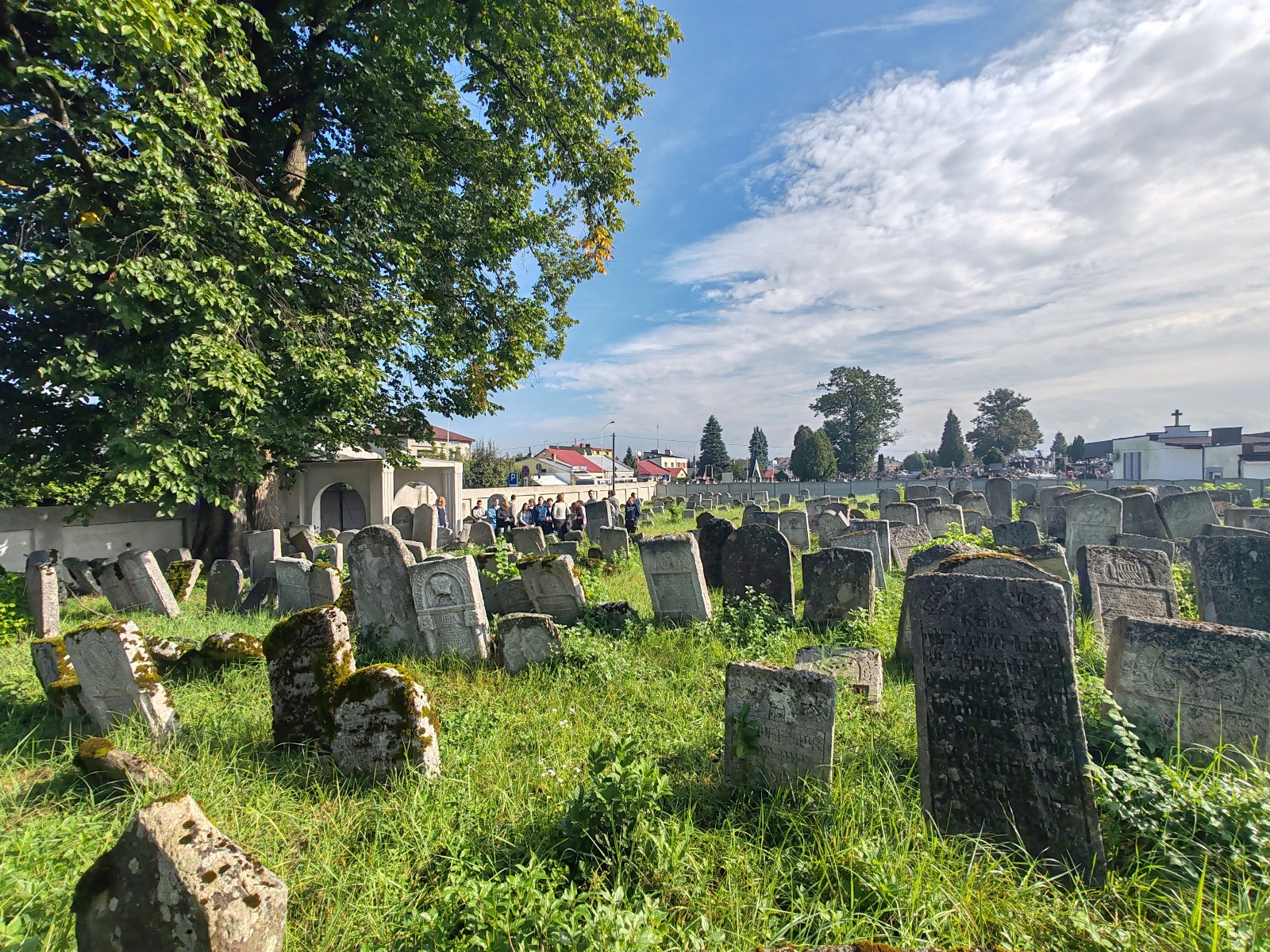Nieznany Lubaczów | Widok na cmentarz żydowski.jpg