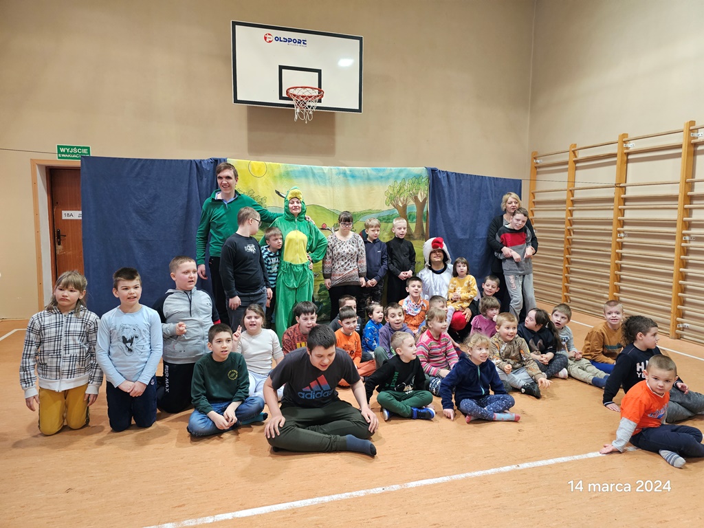 Spektakl interaktywny „Bocian i Żabka”