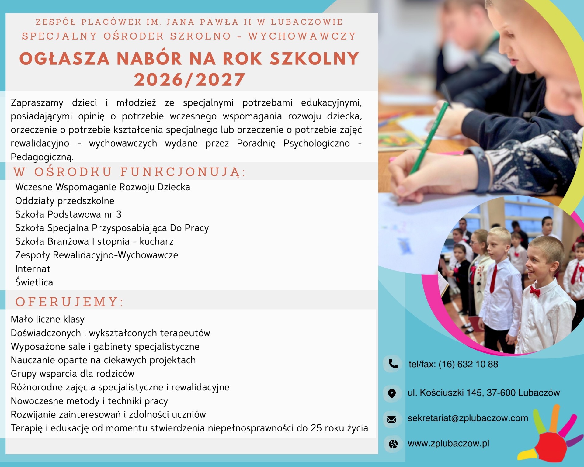 Nabór na rok szkolny 2026/2027