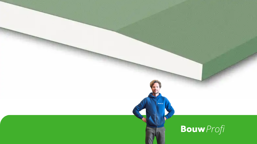 Groene gipsplaten afmetingen en advies