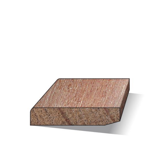 Plinten hardhout gelakt