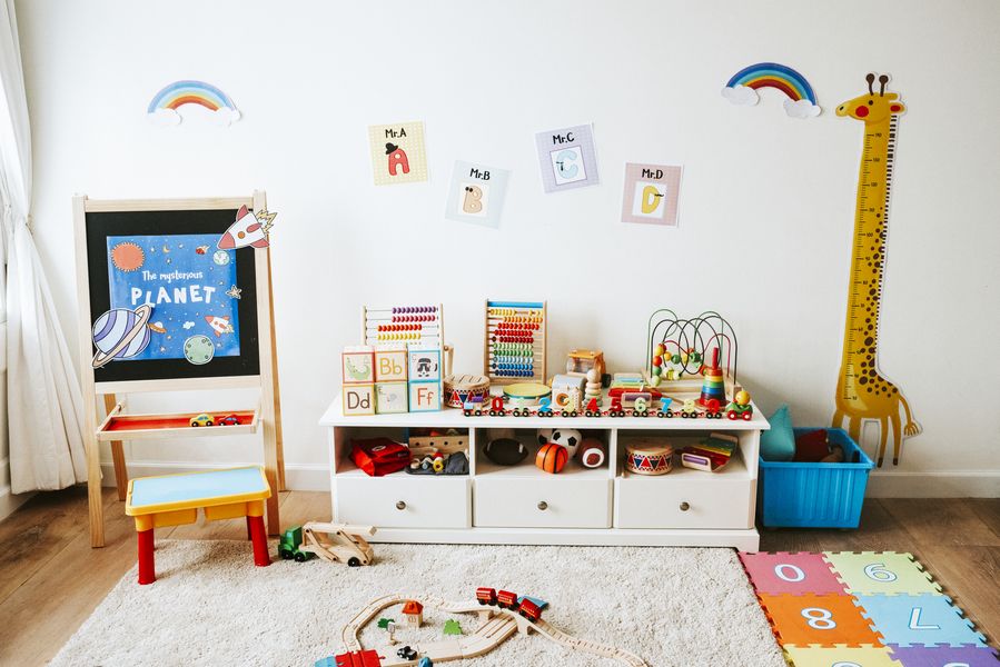 Storage space in a nursery