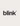 blink wordmark in black on a warm grey background