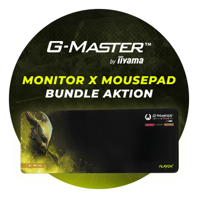 Iiyama Mousepad Bundle Aktion Badge
